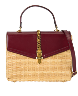 Sylvie 1969, Wicker/Leather, Burgundy/Beige, 001998, DB/S, 2*